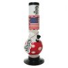 CHONGZ - 30CM USA FLAG  ACRYLIC WATERPIPE