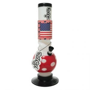 CHONGZ - 30CM USA FLAG  ACRYLIC WATERPIPE