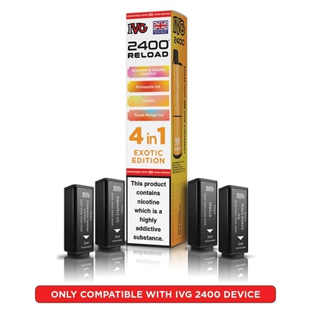 IVG 2400 REFILL PODS - EXOTIC EDITION