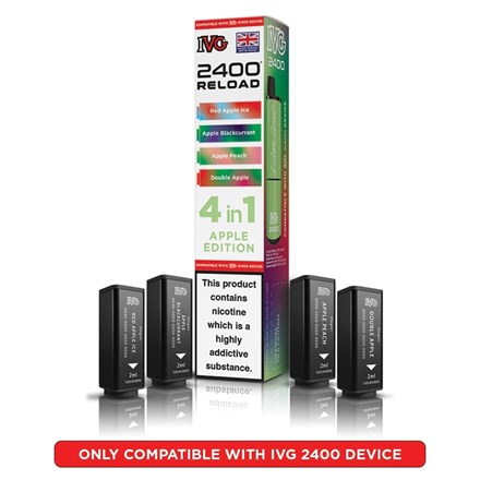 IVG 2400 REFILL PODS - APPLE EDITION