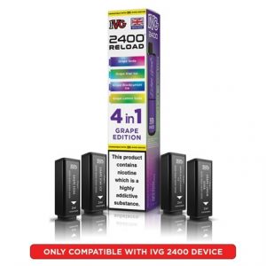 IVG 2400 REFILL PODS - GRAPE EDITION