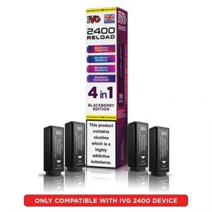 IVG 2400 REFILL PODS - BLACKBERRY EDITION