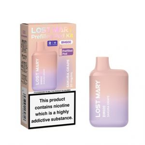 LOST MARY BM600 POD KIT 20MG - SAKURA GRAPE