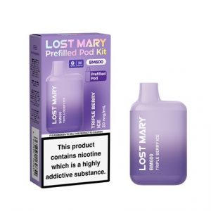 LOST MARY BM600 POD KIT 20MG - TRIPPLE BERRY ICE