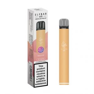 ELFBAR 600 PUFF POD KIT - PEACH ICE