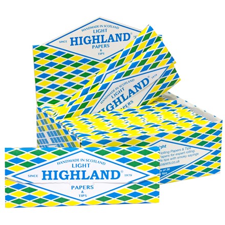 HIGHLAND  LIGHT KING SIZE PAPERS -