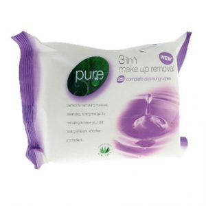 PURE - 3 IN 1 MAKE UP REMOVAL WIPES