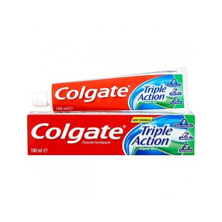 COLGATE - TRIPLE ACTION TOOTHPASTE - 100ML