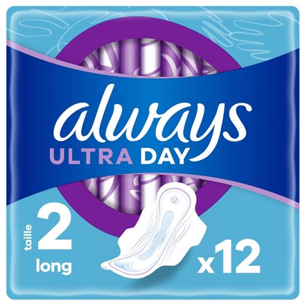 ALWAYS ULTRA LONG PADS WITH WINGS - 12 PADS