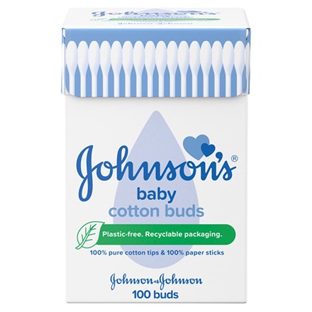 JOHNSON'S BABY COTTON BUDS - 100 BUDS