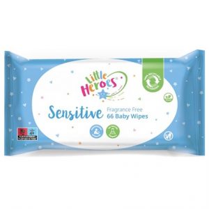 LITTLE HEROES BAY WIPES SENSITIVE - 66 WIPES