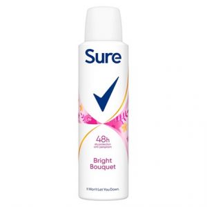 SURE A/P DEODORANT BRIGHT FOR WOMAN 150ML -