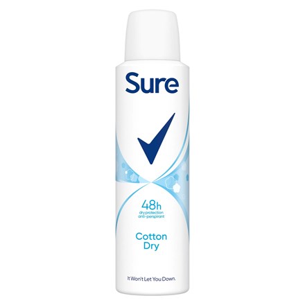 SURE A/P DEODORANT CFRESH DRY WOMEN 150ML -