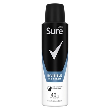 SURE A/P MEN INVISIBLE ICE 150ML -