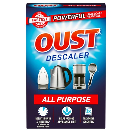 OUST ALL PURPOSE DESCALER 3 SATCHETS -