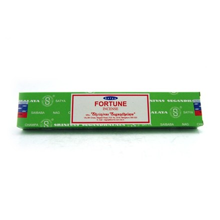 SATYA - FORTUNE INCENSE STICKS - 15G X