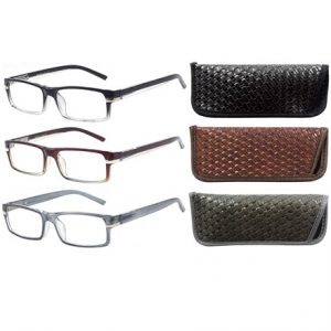 SUPERLENS -PLASTIC READING GLASSES +3.00 -3 ASSTD
