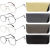SUPERLENS - METAL READING GLASSES +3.00 -4 ASSTD