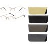 SUPERLENS- HALF RIM READING GLASSES +3.00 -4 ASSTD