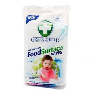 GREEN SHIELD - ANTIBAC FOOD SURFACE WIPES -