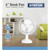 STATUS - 6'' WHITE DESK FAN