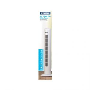 STATUS - 32'' WHITE TOWER FAN