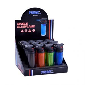 PROF - EASY TORCH SINGLE FLAME TRANSPARENT COLOURS