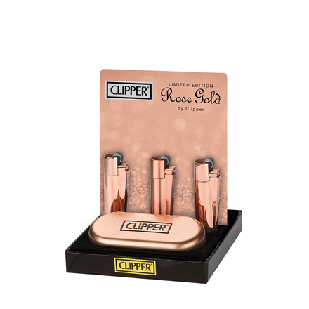 CLIPPER METAL FLINT ROSE GOLD -