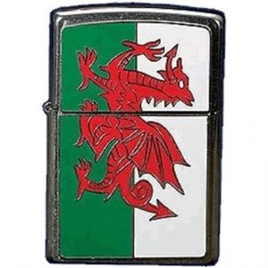 ZIPPO - WALES FLAG EMBLEM