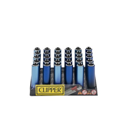 CLIPPER MICRO W/ METAL COVERS-BLUE GRADIENT-30 PK