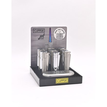 CLIPPER METAL JET FLAME - SILVER -