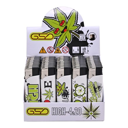 GSD ELECTRONIC LIGHTER - HIGH-4:20 - 50PACK
