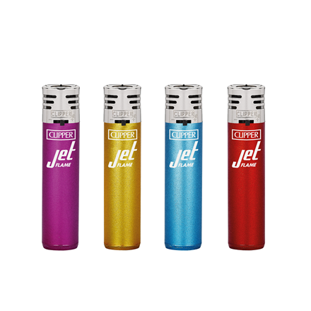 CLIPPER REFILLABLE JET FLAME - CRYSTAL 5 - 24PACK