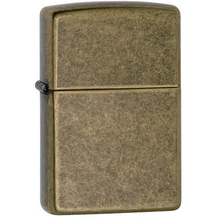 ZIPPO - REG FLAT BTM ANTIQUE BRASS