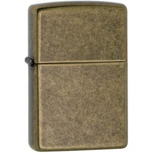 ZIPPO - REG FLAT BTM ANTIQUE BRASS