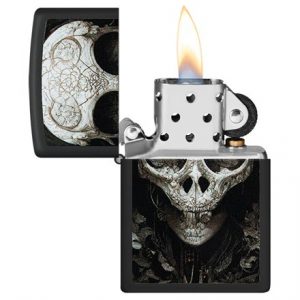 ZIPPO - VINTAGE SKULL DESIGN