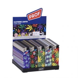 PROF - LEAVES REFILLABLE ELECTRONIC LIGHTERS- 50PK