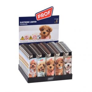 PROF - FIXFLAME POODLES ELECTRONIC LIGHTER - 50PK