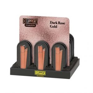 CLIPPER METAL FLINT - DARK ROSE GOLD -