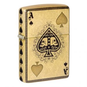 ZIPPO - ACE OF SPADES DESIGN