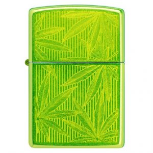 ZIPPO - CANNABIS LEAVES DESIGN