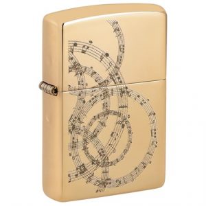 ZIPPO - MUSICAL NOTES DESIGN