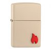 ZIPPO - RED FLAME EMBLEM SMALL