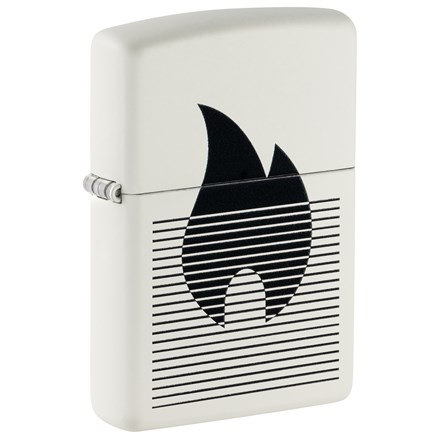 ZIPPO - LINED FLAME DESIGN