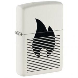 ZIPPO - LINED FLAME DESIGN