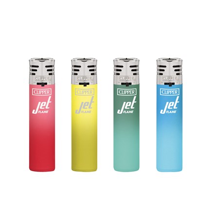 CLIPPER REFILLABLE JET FLAME - GRADIENT 3 - 24PACK