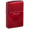 ZIPPO - STAMPED HEART DESIGN