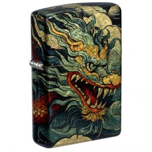 ZIPPO - COLOURFUL DRAGON DESIGN
