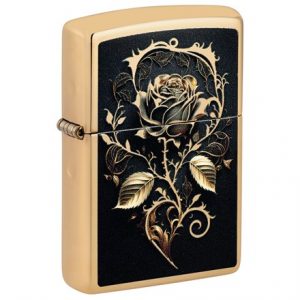 ZIPPO - GOLDEN ROSE DESIGN