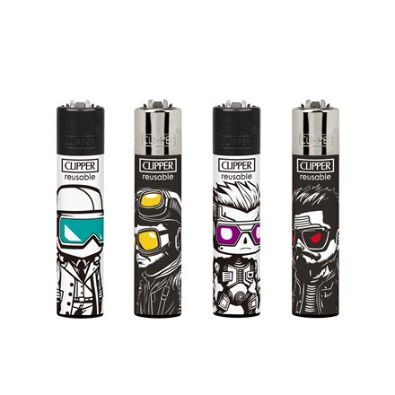 CLIPPER PRINTED FLINT - BIG HEADS -